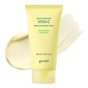 Goodal Green Tangerine Vita C Deep Cleansing Foam глубоко очищающая пенка для умывания с ниацинамидом и пантенолом 150 мл
