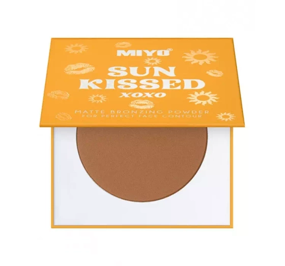 MIYO SUN KISSED МАТОВА БРОНЗУЮЧА ПУДРА 01 WARM BRONZE 10Г