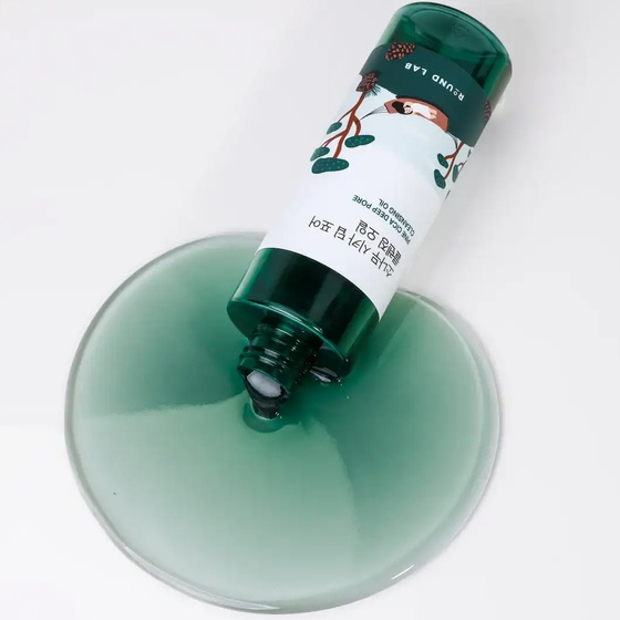 Нажмите на картинку, чтобы ее увеличить Round Lab Pine Cica Deep Pore Cleansing Oil масло для снятия макияжа, глубоко очищающее поры 200 мл