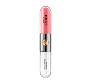 KIKO Milano Unlimited Double Touch двухэтапная жидкая помада 112 Satin Peach Rose 2x3мл