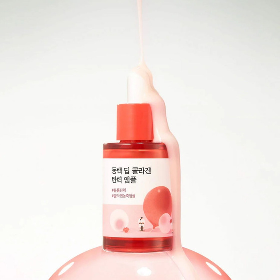 Round Lab Camellia Deep Collagen Firming Ampoule питательная укрепляющая ампула для лица с коллагеном, 30 мл