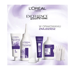 LOREAL EXCELLENCE COOL CREME 6.11 УЛЬТРАПОПЕЛЯСТИЙ ТЕМНИЙ БЛОНД