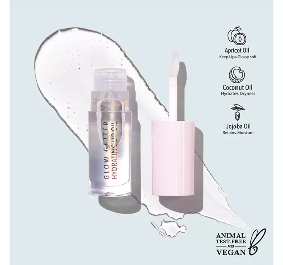 Натисніть на картинку, щоб її збільшити MOIRA GLOW GETTER ЗВОЛОЖУЮЧА ОЛІЯ ДЛЯ ГУБ 10 CLEAR 4,6МЛ