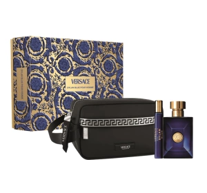 VERSACE DYLAN BLUE POUR HOMME НАБОР ТУАЛЕТНАЯ ВОДА СПРЕЙ 100МЛ + 10МЛ + КОСМЕТИЧКА