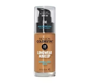 REVLON COLORSTAY ТОНАЛЬНИЙ ЗАСІБ З ГІАЛУРОНОВОЮ КИСЛОТОЮ ДЛЯ СУХОЇ ШКІРИ 330 NATURAL TAN 30МЛ
