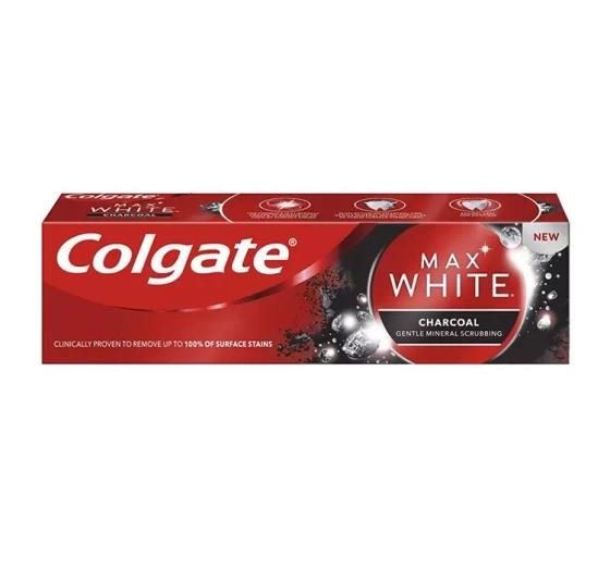 COLGATE MAX WHITE CHARCOAL ЗУБНА ПАСТА 75МЛ