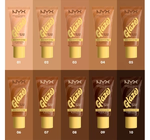 NYX Professional Makeup Buttermelt Glaze тональний крем SPF30 06 Praline Butta 30 мл