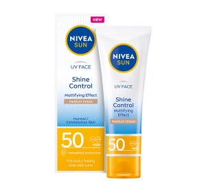 NIVEA SUN SHINE CONTROL МАТИРУЮЩИЙ КРЕМ ДЛЯ ЛИЦА SPF 50 50МЛ