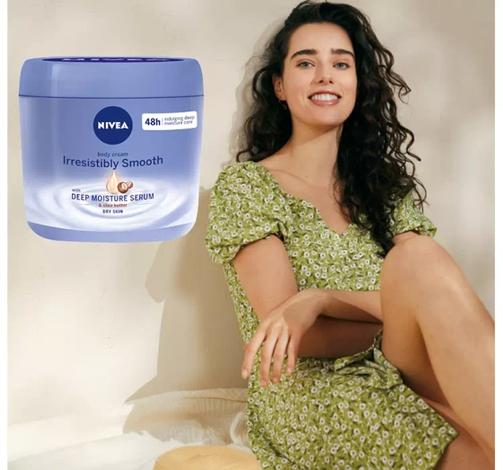 NIVEA ESSENTIALS IRRESISTIBLY SMOOTH СГЛАЖИВАЮЩИЙ КРЕМ ДЛЯ ТЕЛА 400МЛ