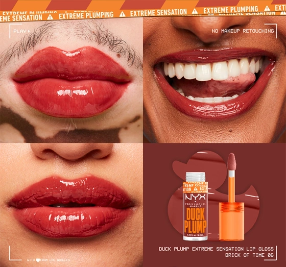 NYX PROFESSIONAL MAKEUP DUCK PLUMP БЛЕСК ДЛЯ УВЕЛИЧЕНИЯ ГУБ 06 BRICK OF TIME 7МЛ