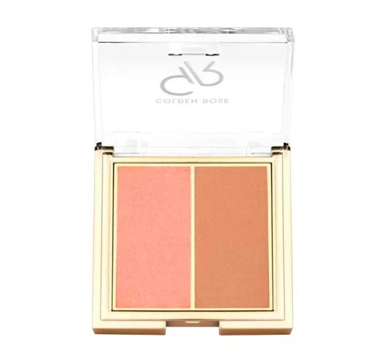 GOLDEN ROSE ICONIC РУМ'ЯНА ДЛЯ ЩІК 01 ROSE & NUDE 2x3Г