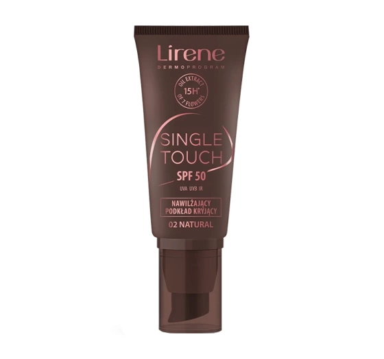 Lirene Single Touch увлажняющий тональный крем SPF50 02 Natural 30 мл