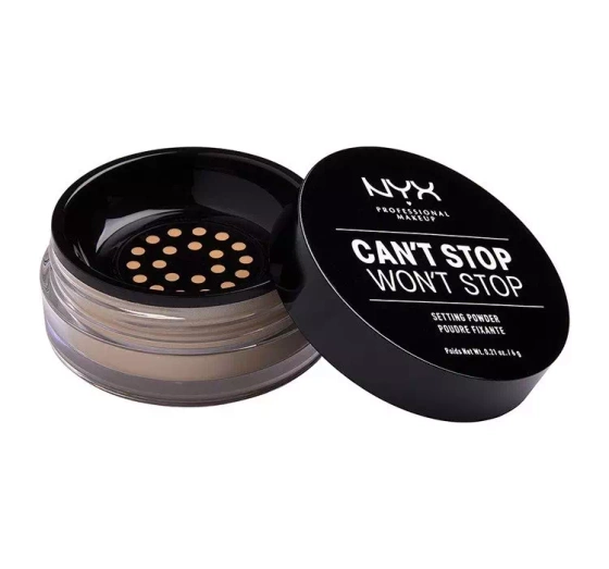 NYX PROFESSIONAL MAKEUP CAN'T STOP WON'T STOP ФИКСИРУЮЩАЯ ПУДРА 03 MEDIUM 6Г