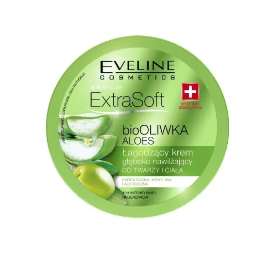 EVELINE EXTRA SOFT БІО КРЕМ ОЛИВКА АЛОЕ 175 МЛ