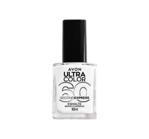AVON ULTRA COLOUR 60 SECOND EXPRESS ЛАК ДЛЯ НОГТЕЙ WOW WHITE 10МЛ