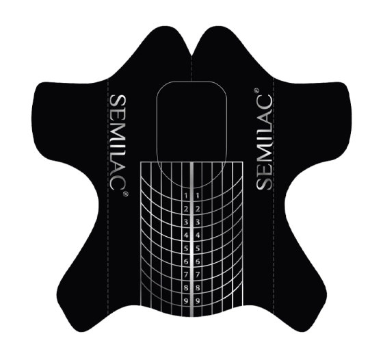 SEMILAC HARDI SHAPER WIDE ШАБЛОНИ ДЛЯ ПОДОВЖЕННЯ НІГТІВ 100 ШТУК
