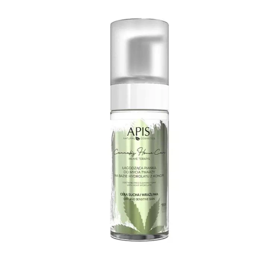 APIS CANNABIS HOME CARE УСПОКАИВАЮЩАЯ ПЕНКА ДЛЯ УМЫВАНИЯ ЛИЦА 150МЛ