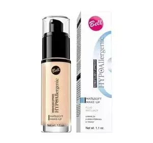 BELL HYPOALLERGENIC MAT SOFT MAKE UP МАТИРУЮЩИЙ ФЛЮИД 02 NATURAL 30Г