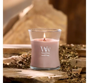 Woodwick Medium Jar Candle ароматична свічка Patchouli Creme 275 г