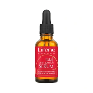 Lirene Total Anti-age Rich Serum укрепляющая коллагеновая сыворотка для дневного и ночного ухода 60+/70+ 30 мл