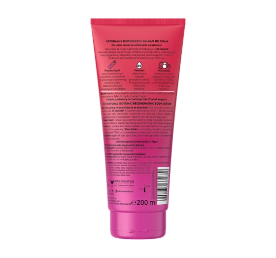 Нажмите на картинку, чтобы ее увеличить Bebio Start Your Active Day натуральный изотонический бальзам для тела для регенерации 200 мл