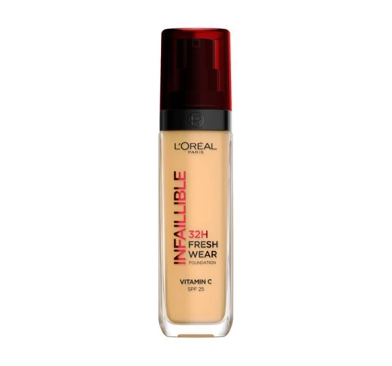 LOREAL INFAILLIBLE 24H FRESH WEAR СТІЙКИЙ ТОНАЛЬНИЙ ЗАСІБ 140 GOLDEN BEIGE 30МЛ