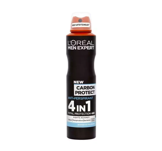 LOREAL MEN EXPERT CARBON PROTECT ДЕЗОДОРАНТ-СПРЕЙ 150МЛ
