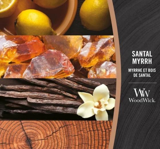 WoodWick Large Jar Candle ароматическая свеча Santal Myrrh 610г
