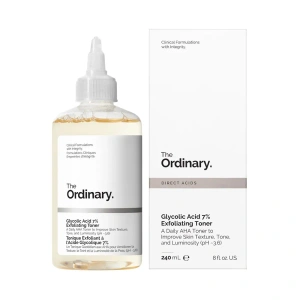 The Ordinary Glycolic Acid 7% Exfoliating Toner отшелушивающий и очищающий тоник 240 мл