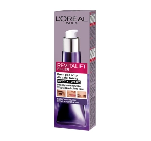 LOREAL REVITALIFT FILLER КРЕМ ПІД ОЧІ ДЛЯ ВСЬОГО ОБЛИЧЧЯ 30МЛ