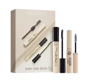 GOSH JOIN THE HYPE ПОДАРУНКОВИЙ НАБІР ГЕЛЬ ДЛЯ ЛАМІНУВАННЯ БРІВ + ТУШ ДЛЯ ВІЙ