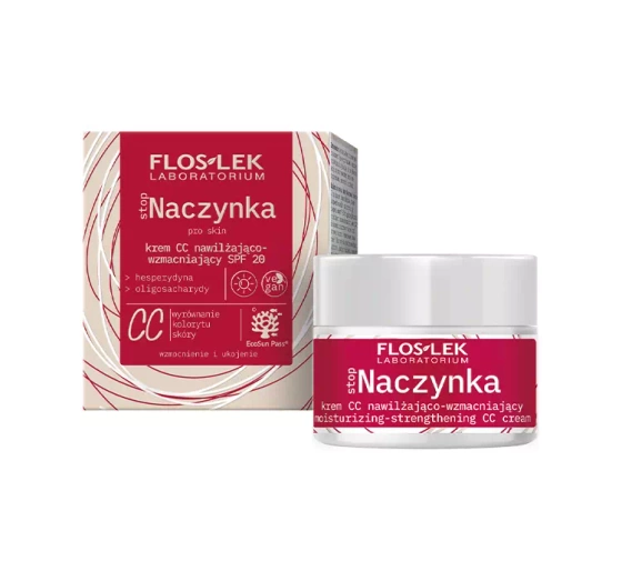 FLOSLEK STOP CAPILLARIES КРЕМ CC УВЛАЖНЯЮЩЕ-УКРЕПЛЯЮЩИЙ SPF20 50МЛ