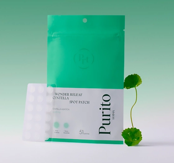 Purito Wonder Releaf Centella невидимые пластыри для недостатков 51 шт