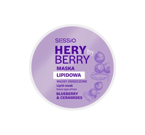 Sessio Hery By Berry Blueberry & Ceramides ліпідна маска для пошкодженого волосся 250 мл