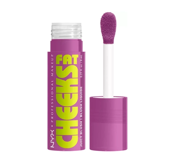 NYX Professional MakeUp Fat Cheeks жидкие румяна для щек 08 Blueberry Burst 8 мл
