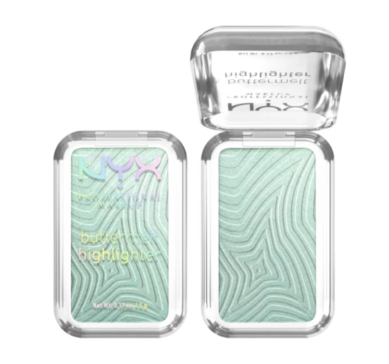 NYX Professional Makeup Buttermelt компактный хайлайтер для лица 20 Butta Mint 5 г