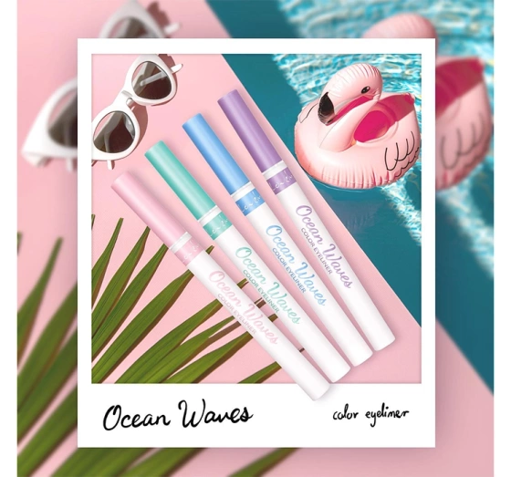 LOVELY OCEAN WAVES ЦВЕТНАЯ ПОДВОДКА ДЛЯ ВЕК 4 PURPLE