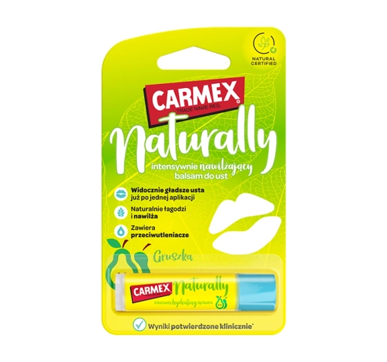 CARMEX NATURALLY УВЛАЖНЯЮЩИЙ БАЛЬЗАМ ДЛЯ ГУБ ГРУША 4,25Г