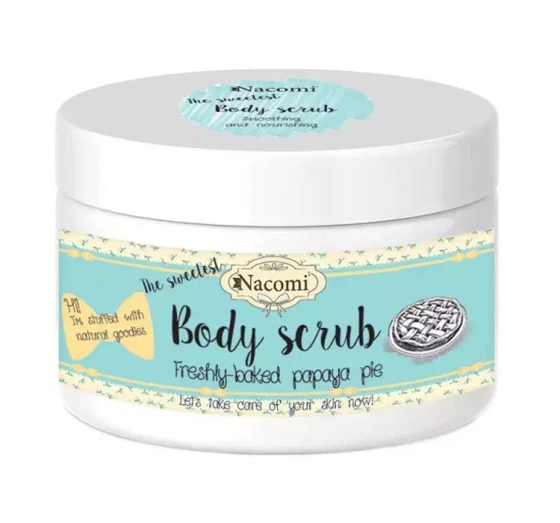 NACOMI BODY SCRUB ПИЛИНГ ДЛЯ ТЕЛА ПИРОГ С ПАПАЙЕЙ