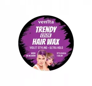 VENITA TRENDY COLOR HAIR WAX ТОНИРУЮЩИЙ ВОСК ДЛЯ УКЛАДКИ ВОЛОС VIOLET 75Г