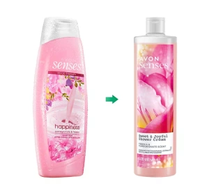 AVON SENSES HAPPINESS КРЕМОВИЙ ГЕЛЬ ДЛЯ ДУШУ 500МЛ