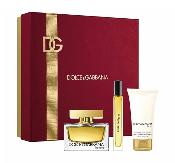 DOLCE & GABBANA НАБІР THE ONE ПАРФУМОВАНА ВОДА 75МЛ + 10МЛ + БАЛЬЗАМ 50МЛ 