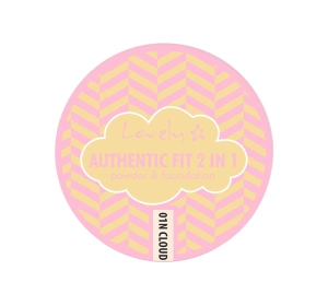 LOVELY AUTHENTIC FIT 2IN1 ТОНАЛЬНИЙ ЗАСІБ У ФОРМІ ПУДРИ 01N CLOUD 9,5Г