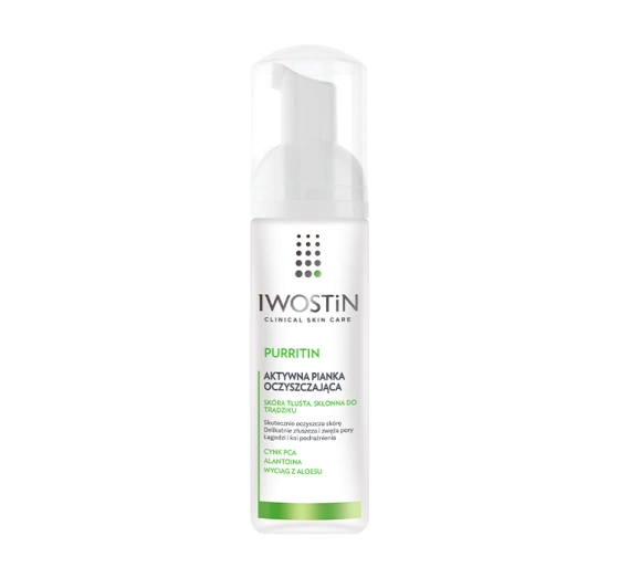 IWOSTIN PURRITIN ОЧИЩАЮЩАЯ ПЕНКА ДЛЯ ЛИЦА 165МЛ