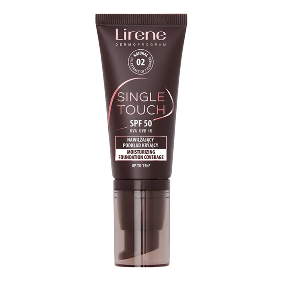 Lirene Single Touch увлажняющий тональный крем SPF50 02 Natural 30 мл