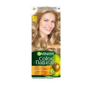 GARNIER COLOR NATURALS СТІЙКА ФАРБА ДЛЯ ВОЛОССЯ 8 СВІТЛИЙ БЛОНД