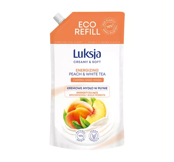 LUKSJA CREAMY & SOFT ENERGIZING РІДКЕ МИЛО ДЛЯ РУК ТА ТІЛА 900МЛ
