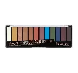 RIMMEL MAGNIFEYES PALETTE ПАЛЕТКА ТІНЕЙ 004 COLOUR EDITION 14,16Г