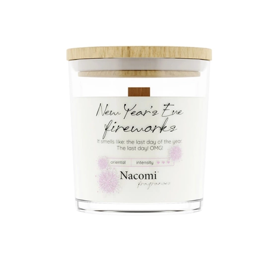 NACOMI FRAGRANCES АРОМАТИЧЕСКАЯ СОЕВАЯ СВЕЧА NEW YEAR`S EVE FIREWORKS 140Г