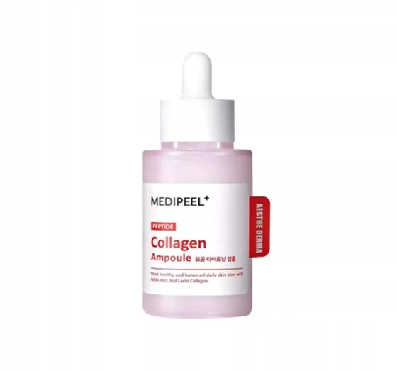 Натисніть на картинку, щоб її збільшити MEDIPEEL Red Lacto Collagen Tightening Ampoule зміцнююча сироватка для обличчя 50 мл